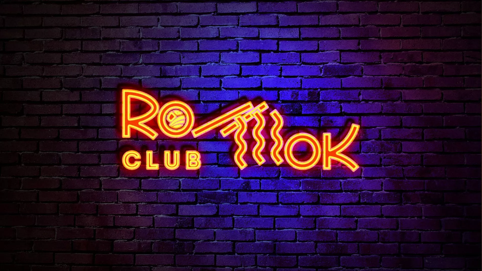 Разработка светящейся интерьерной вывески суши-бара «Roll Wok Club» в Ижевске Разработка светящейся интерьерной вывески суши-бара «Roll Wok Club» в Ижевске